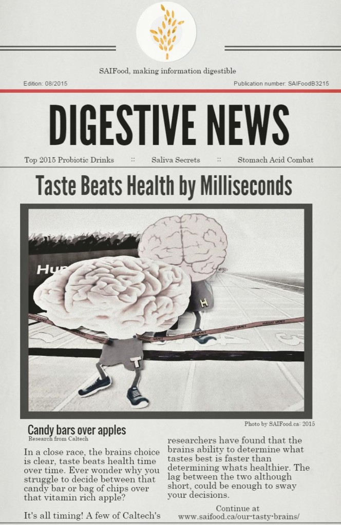 Health food and the tasty brain