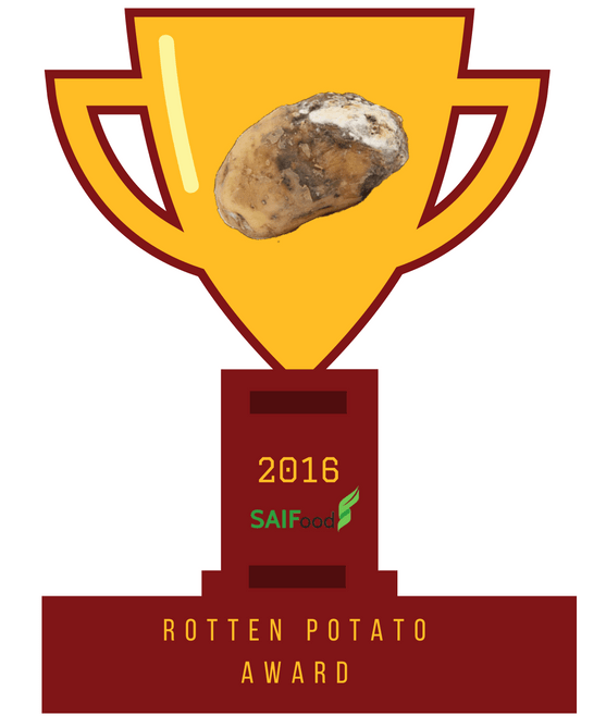 SAIFood’s 2016 Rotten Potatoes