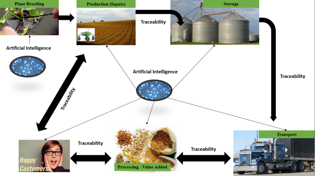 Figure 2. AI’s proven and potential contributions to the Agricultural Sector