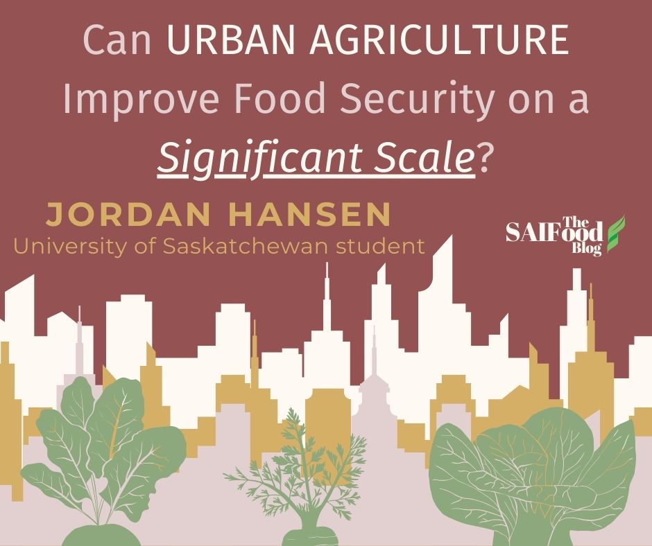 Can urban agriculture improve food security on a significant scale?